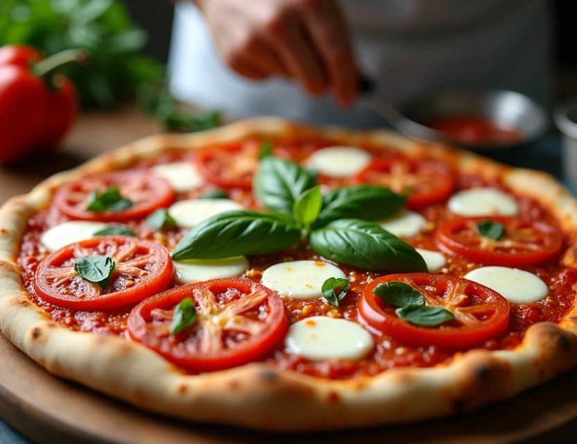 High Stakes Pizza fresh toppings